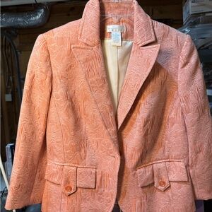 Title: Worthington Peach Textured Blazer – Size 6